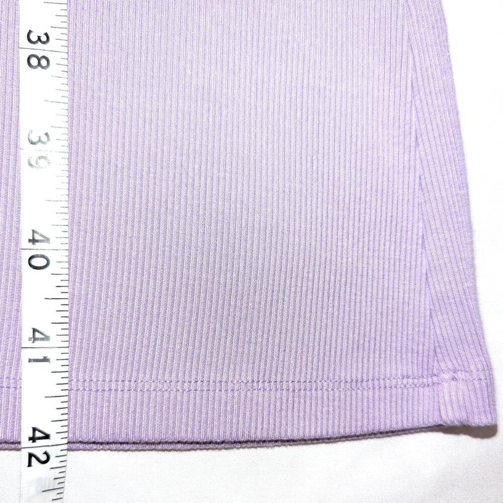 Wilfred Free | Aritzia Ribbed Tank Midi Dress in Lilac Purple | Size Small - Picture 11 of 11